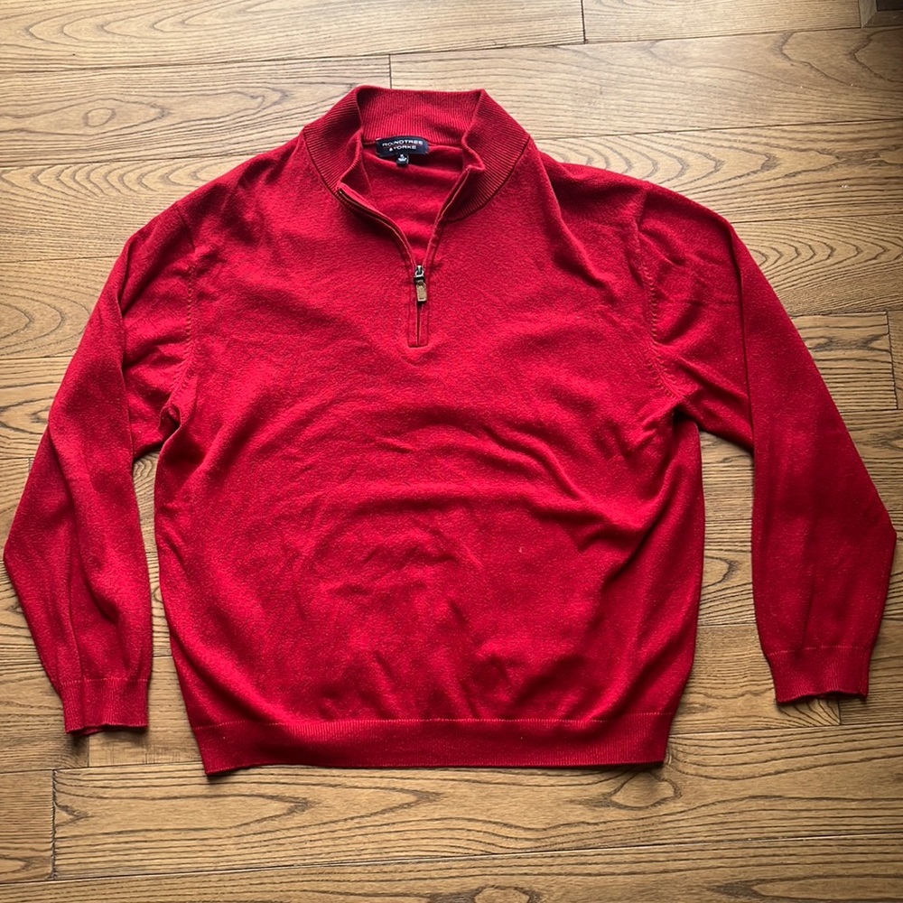 Roundtree & Yorke Trademark Men's Quarter Zip Pullover size XL